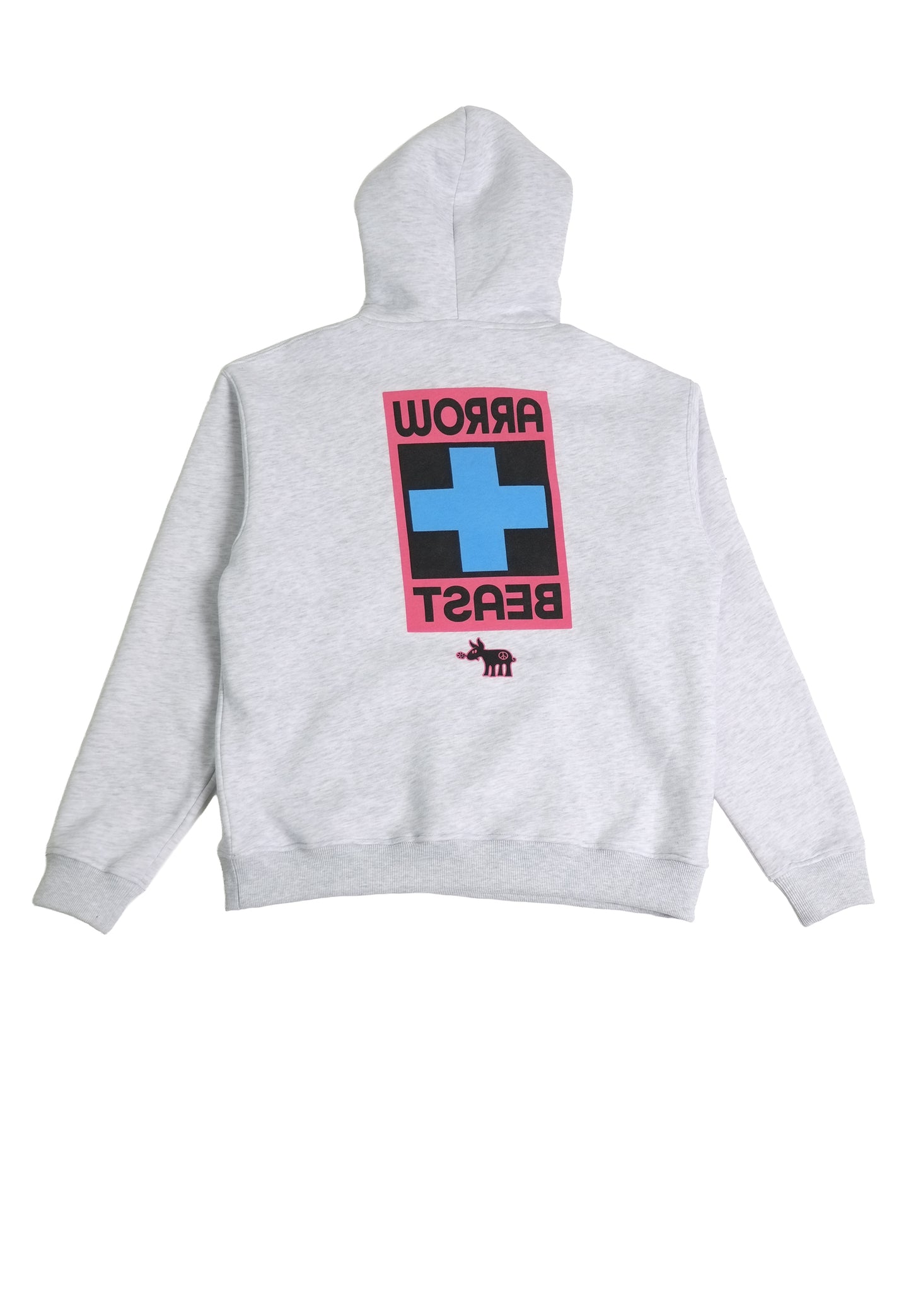 Arrow & Beast Insurgency Hooded Sweatshirt Heather Grey