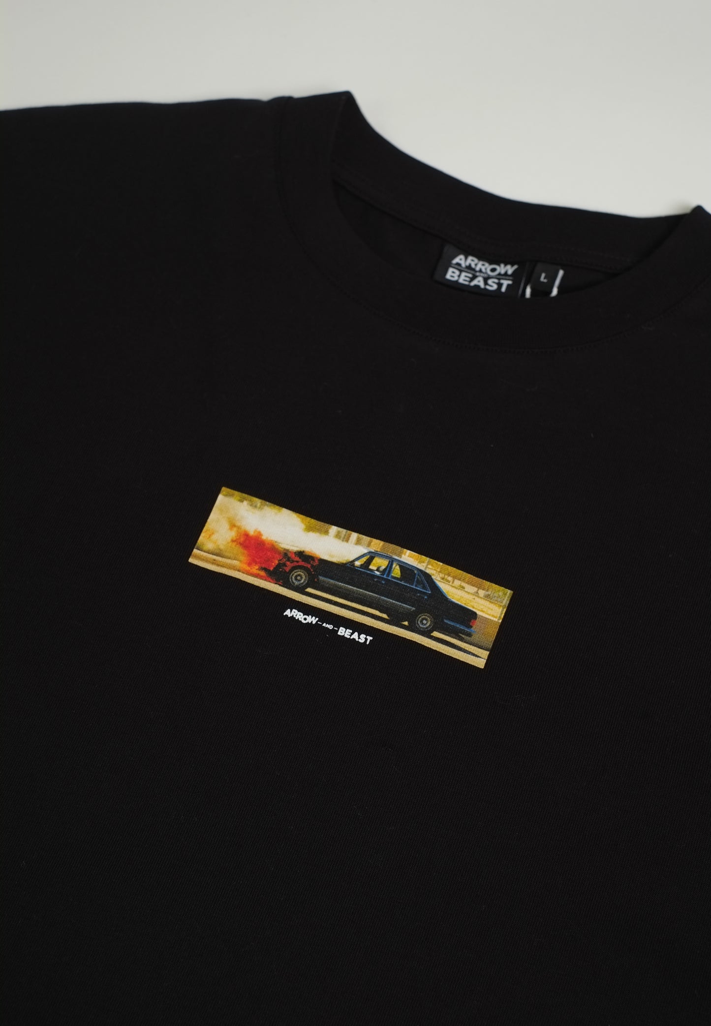 Arrow & Beast Auto Inferno T-Shirt Black