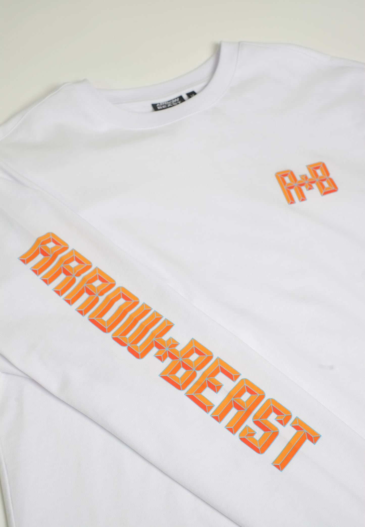 Arrow & Beast Tiles LS-Shirt White