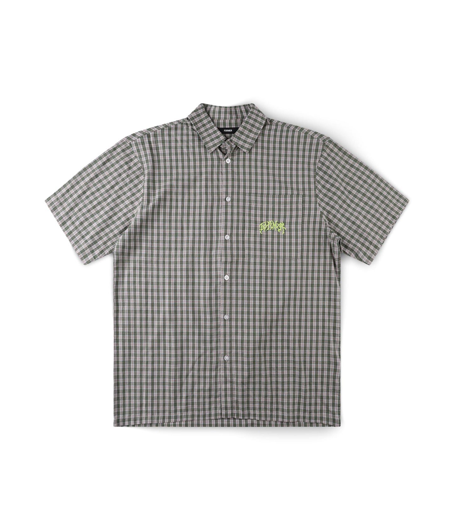 Former Vivian Check SS Shirt Pine
