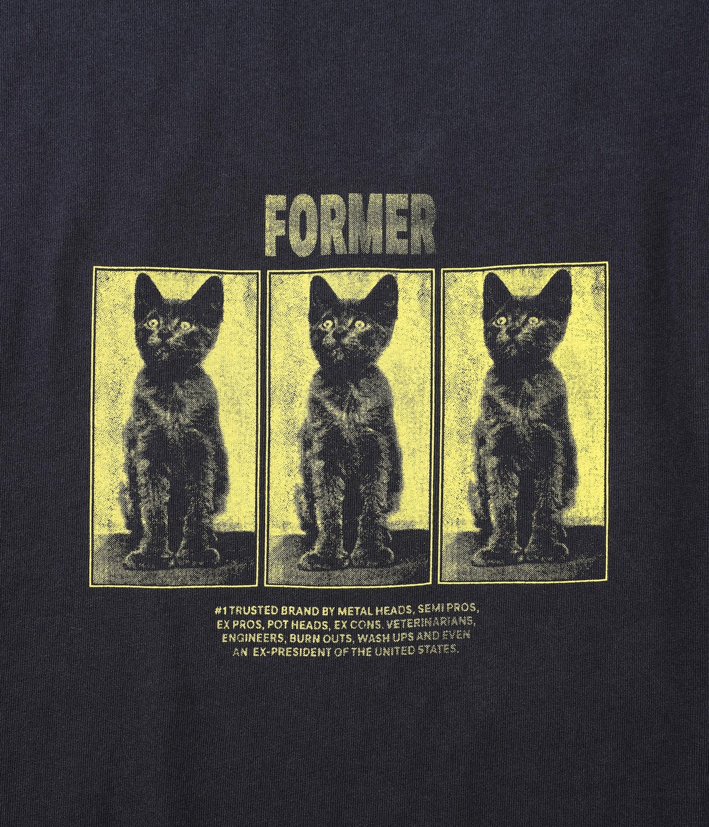 Former Vet T-shirt Washed Black