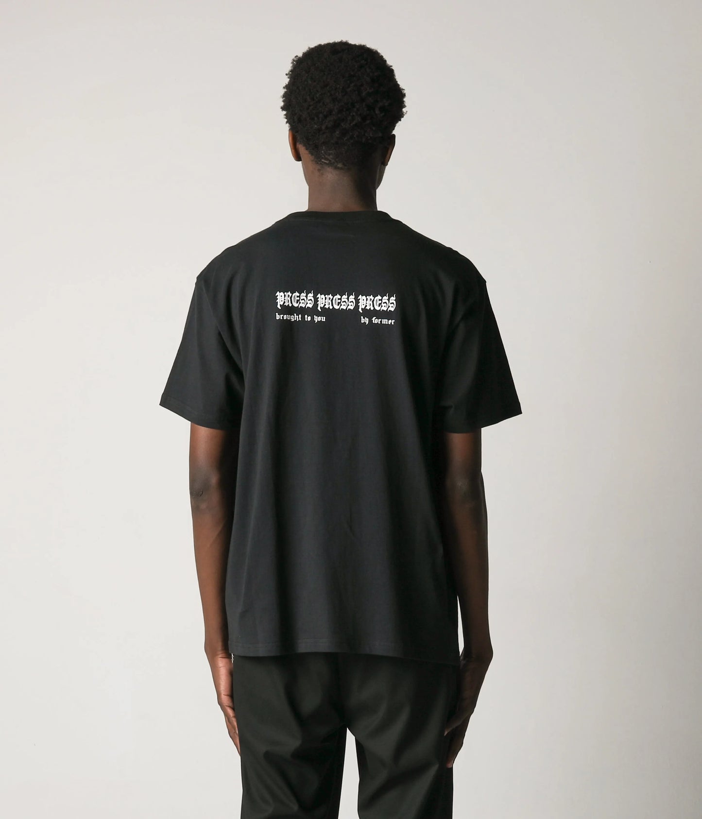 Former Merchandise Press Tee Black - ARROW & BEAST