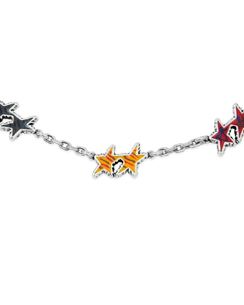 TwoJeys Melted Stars Necklace