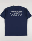 Polar Skate Co. Faces Tee New Navy