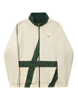 Helas Limited Reverso Fleece Sport Jacket Off White Green