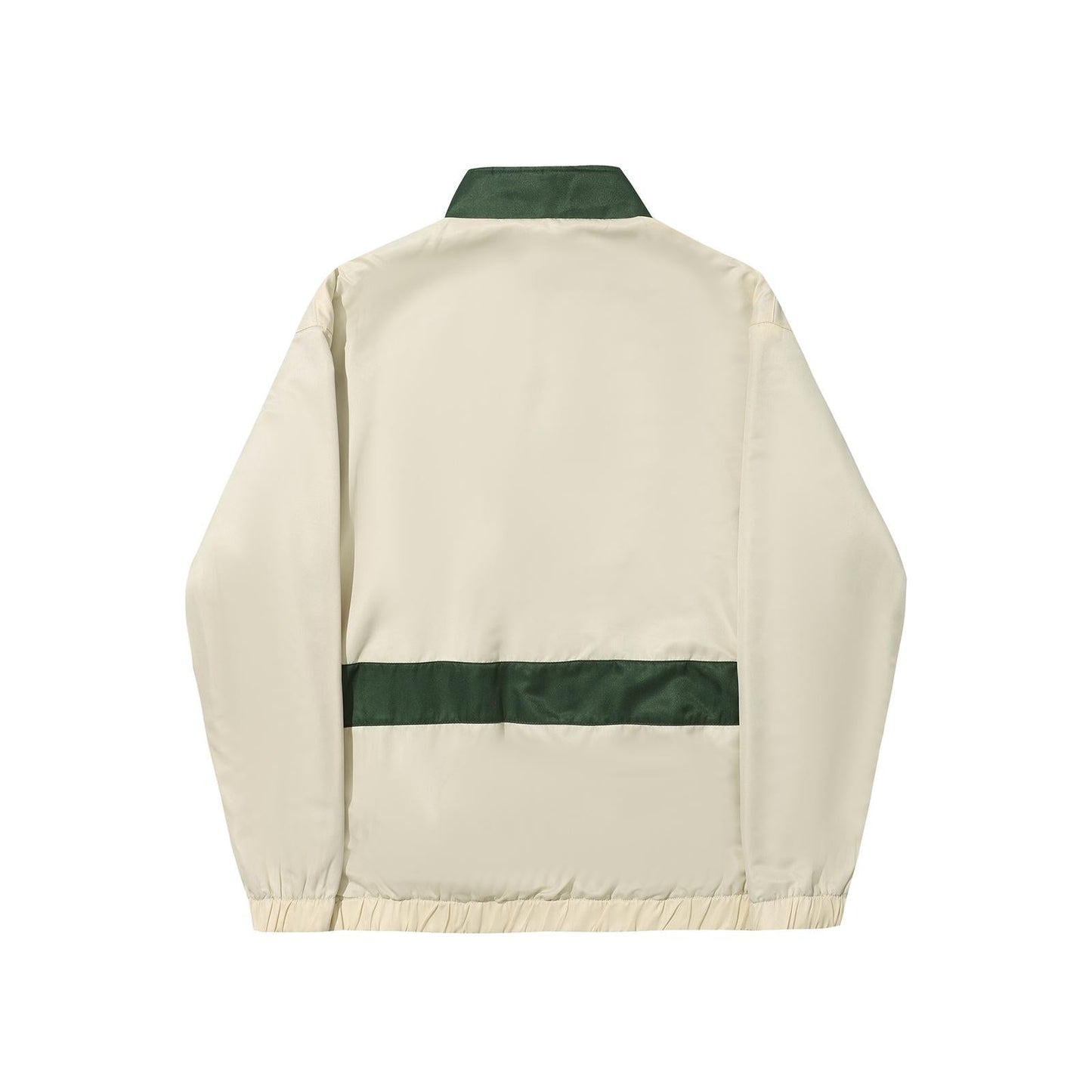 Helas Limited Reverso Fleece Sport Jacket Off White Green