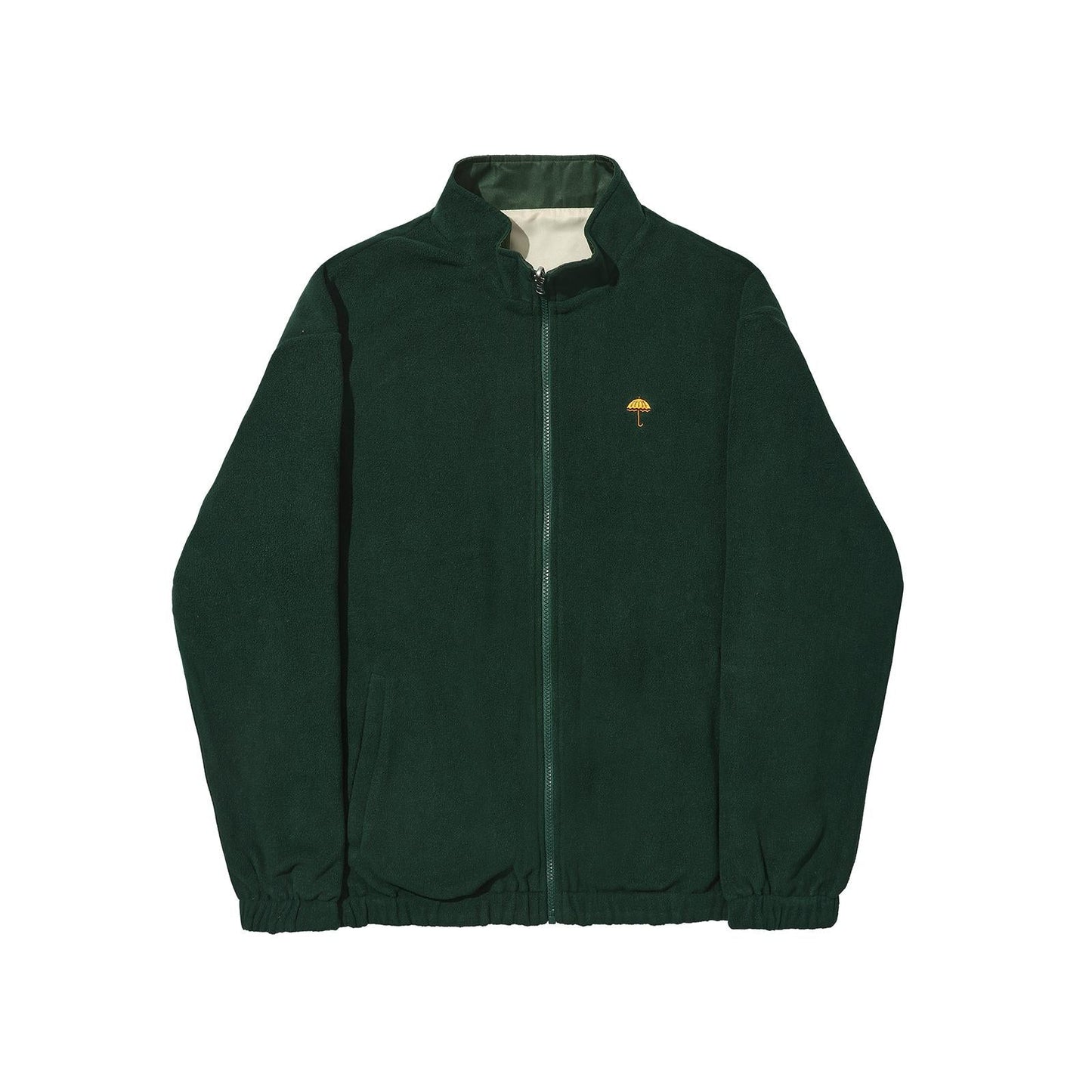 Helas Limited Reverso Fleece Sport Jacket Off White Green