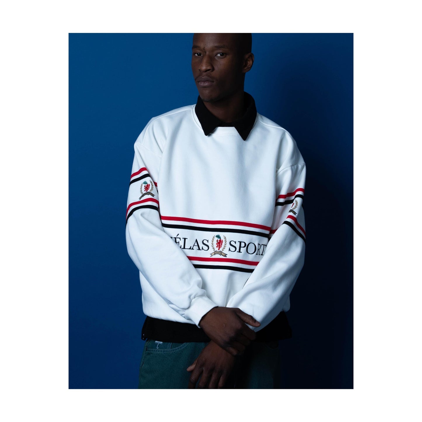 Helas Limited Sport Crewneck White