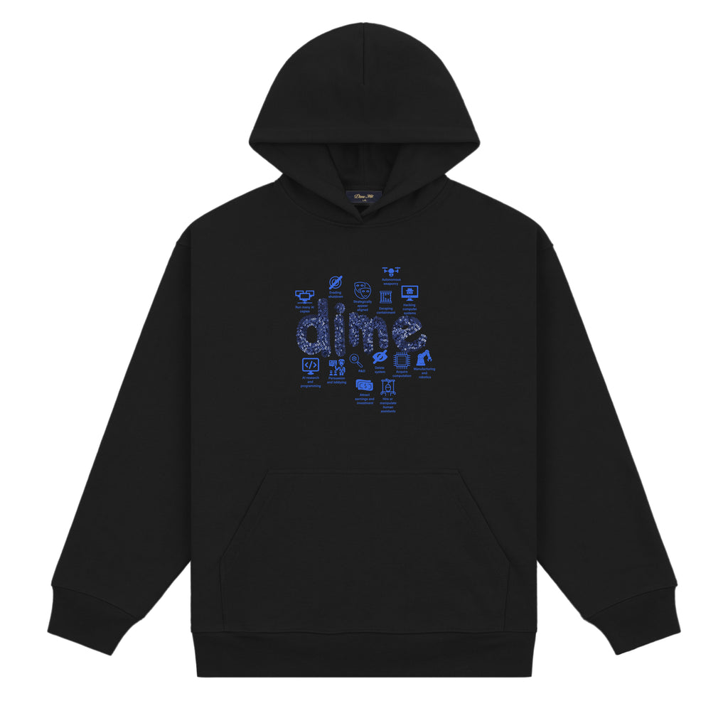 Dime MTL Agi Hoodie Hoodie Black