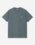 Carhartt S/S Chase T-Shirt Cozy Blue/Gold