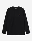Carhartt L/S Chase T-Shirt Black/Gold