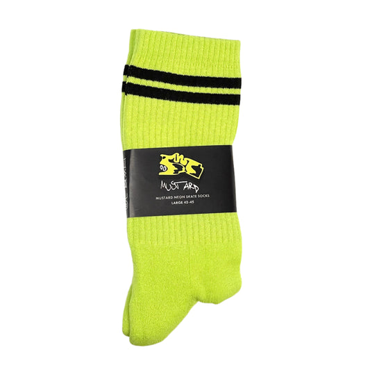 Mustard Skate Socks Neon Yellow