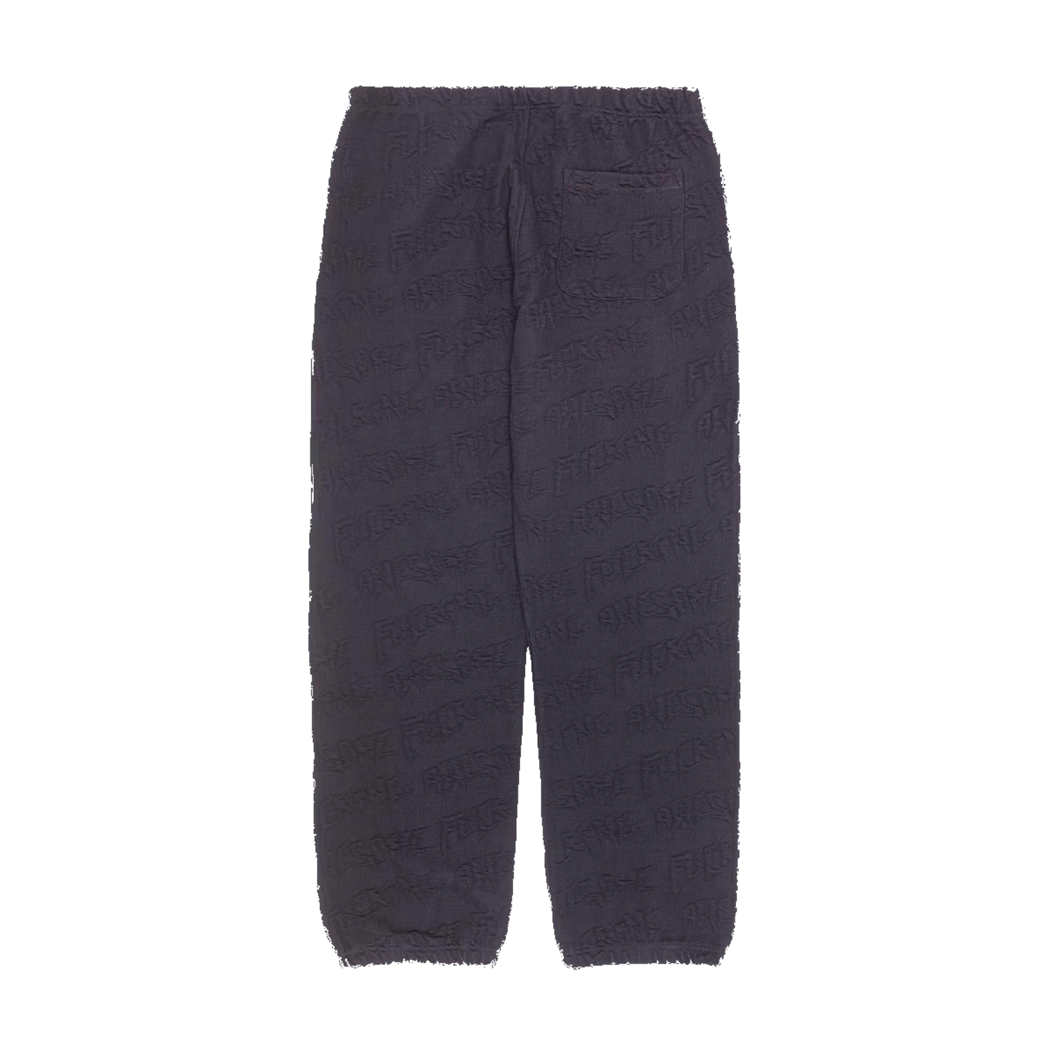 Fucking Awesome - Pantalon de survêtement avec logo en jacquard - Noir