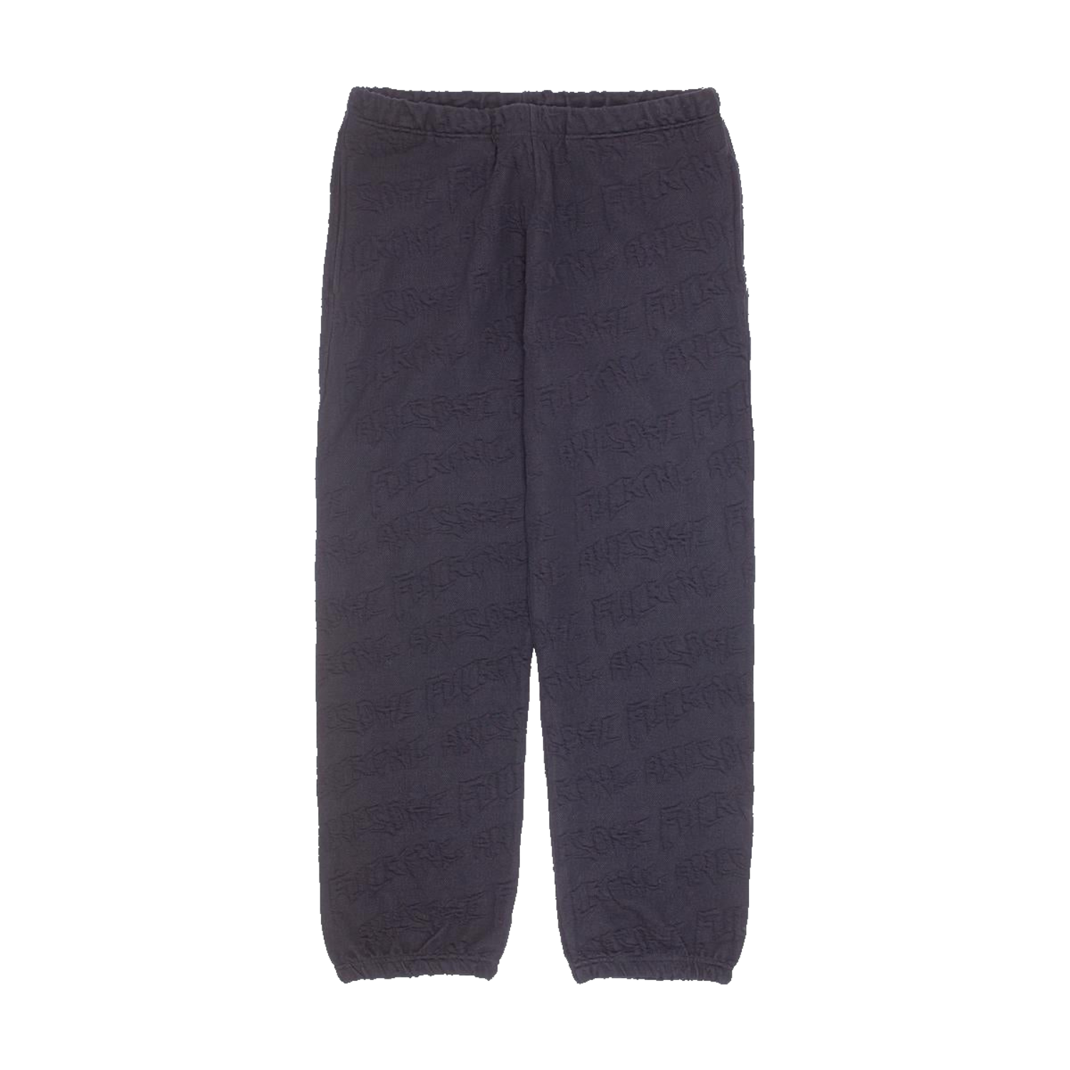 Fucking Awesome - Pantalon de survêtement avec logo en jacquard - Noir