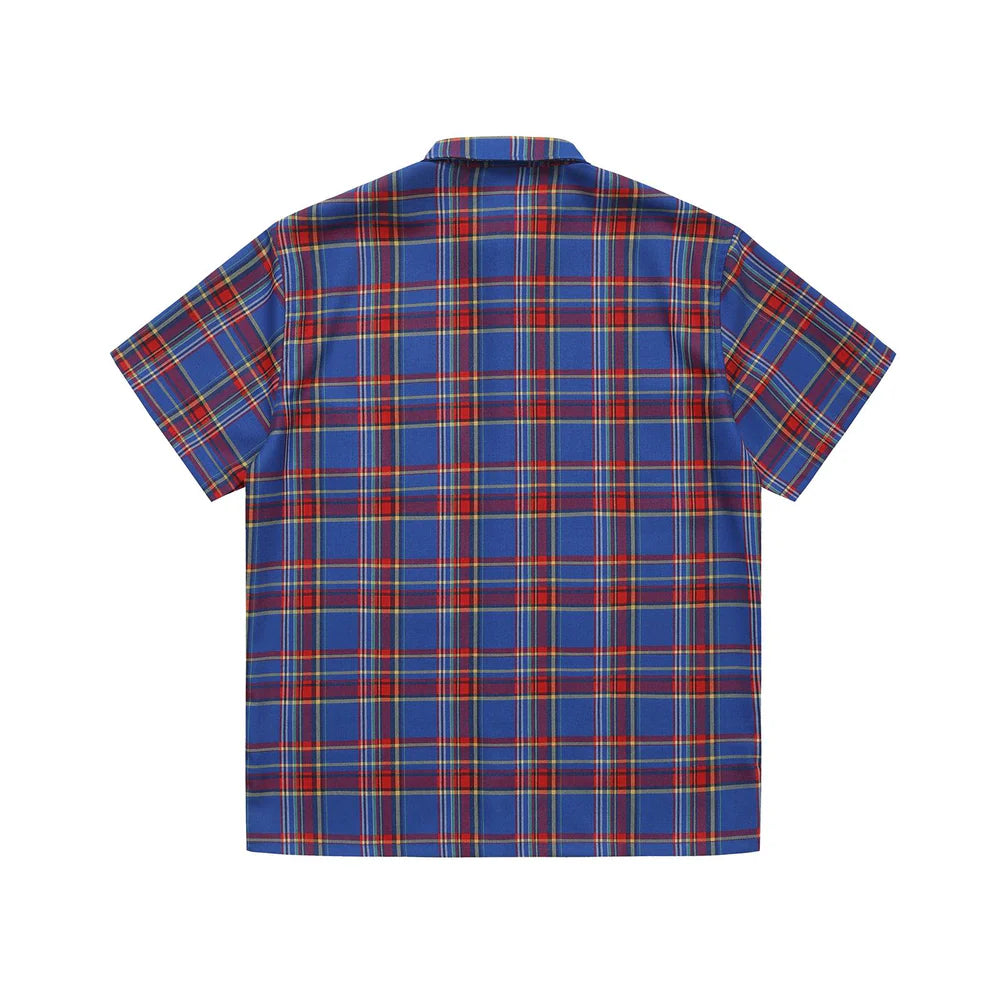 Helas Laurent Shirt Checked Blue