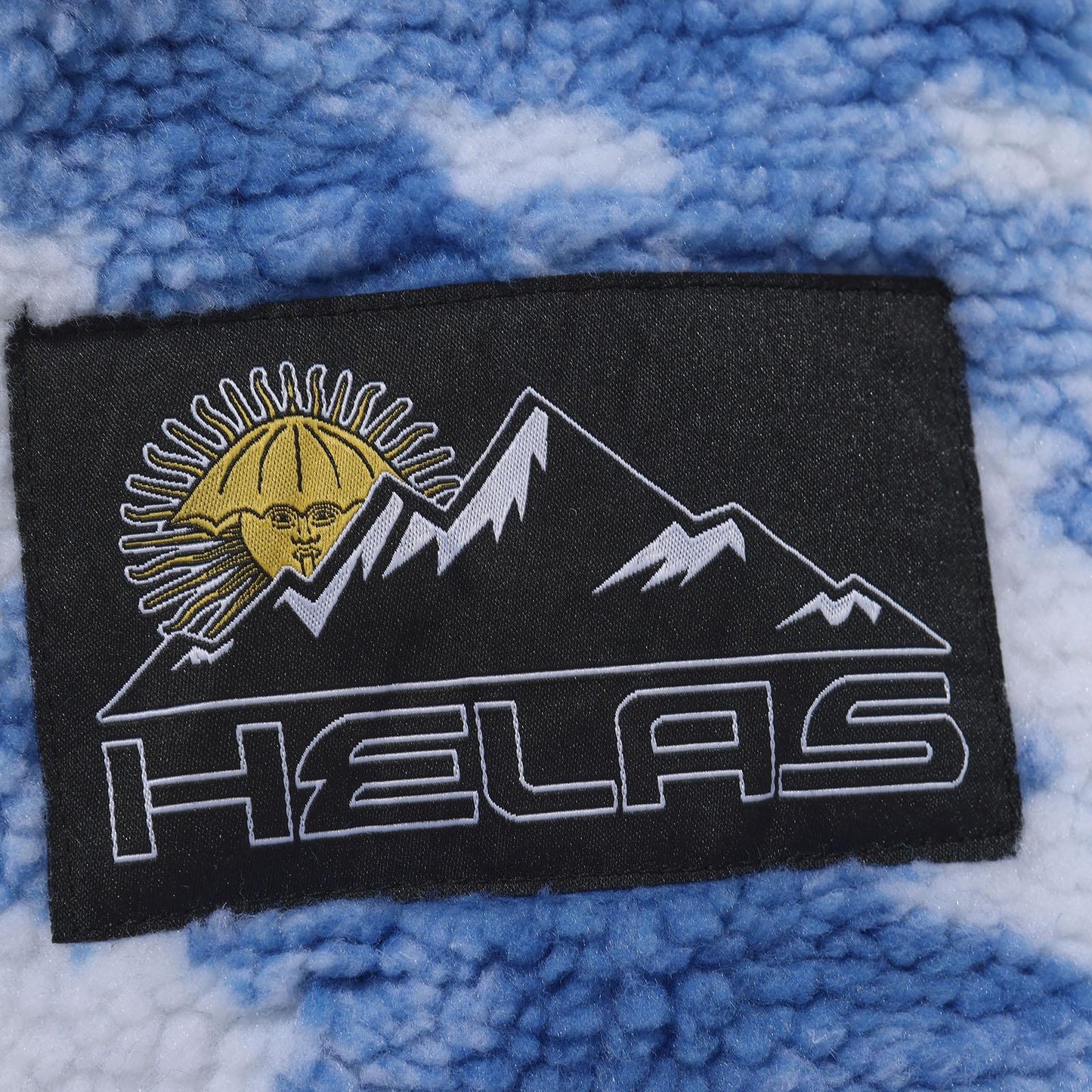 Helas Limited Mundy Fleece Quarter Zip Jacket Blue