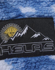 Helas Limited Mundy Fleece Quarter Zip Jacket Blue