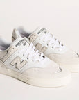 New Balance Numeric Jamie Foy Shoe White Grey NM306WIR ONLINE ONLY