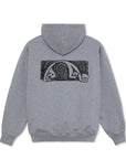 Polar Skate Co. Dave Hoodie Yoga Trippin Heather Grey