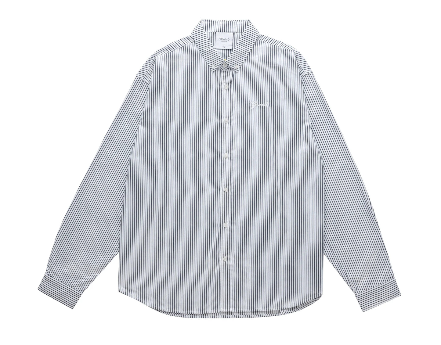 STRIPED POPLIN SHIRT WHITE