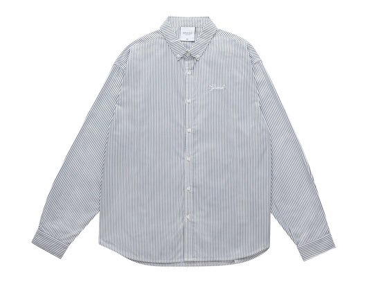 STRIPED POPLIN SHIRT WHITE