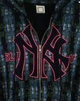 Slinky2020 Yankees Bootleg Zip Hoodie Multicolor