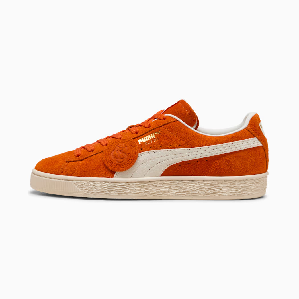 Puma Suede Charles F. Stead IV - Orange Glo-PUMA White