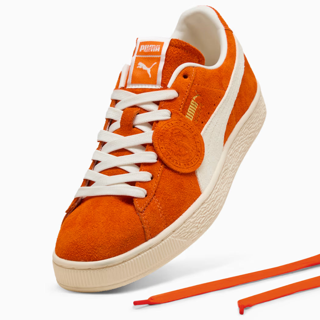 Puma Suede Charles F. Stead IV - Orange Glo-PUMA White