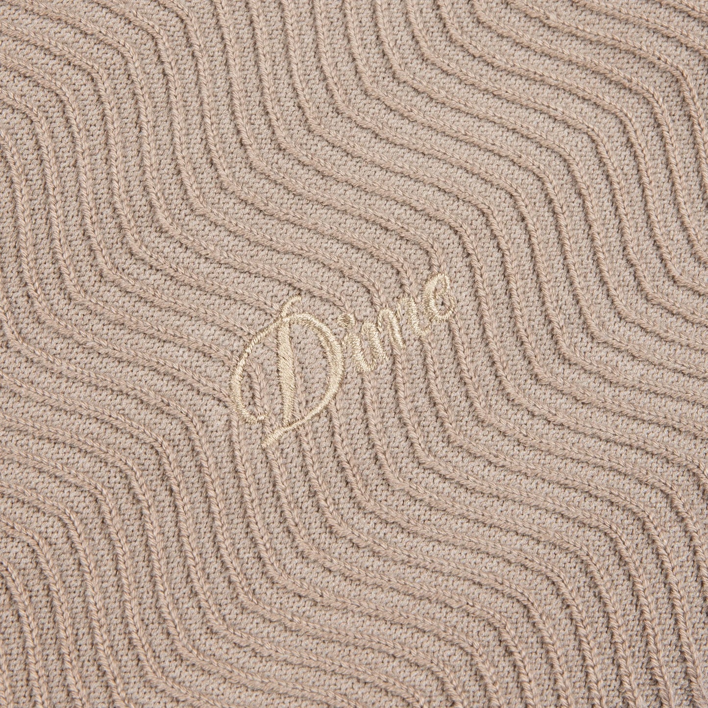 Dime MTL Wave Cable Knit Tan - ARROW & BEAST
