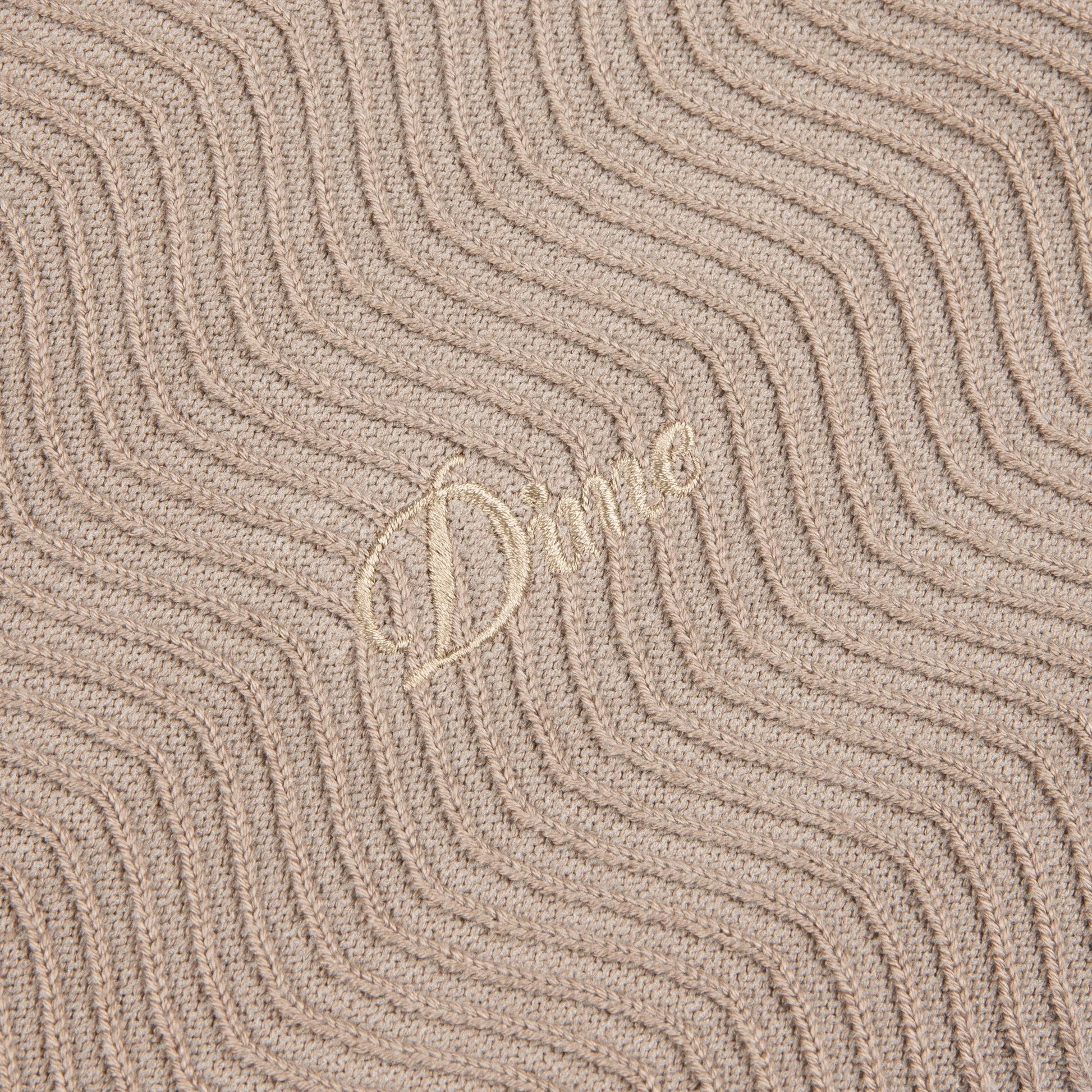 Dime MTL Wave Cable Knit Tan - ARROW & BEAST