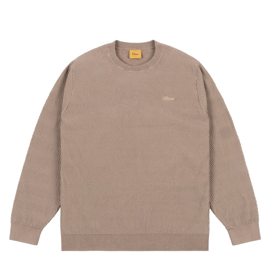 Dime MTL Wave Cable Knit Tan - ARROW & BEAST