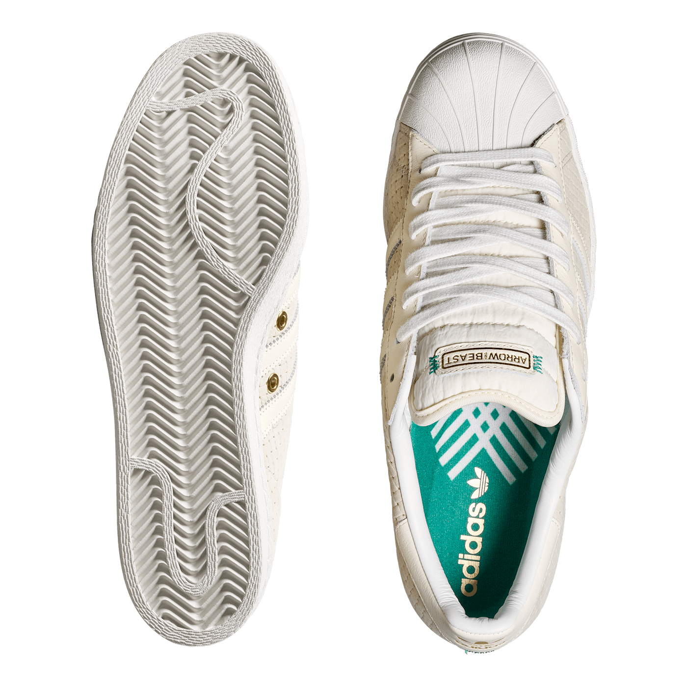 adidas Skateboarding x ARROW & BEAST Superstar ADV White JS2593 Stuttgart