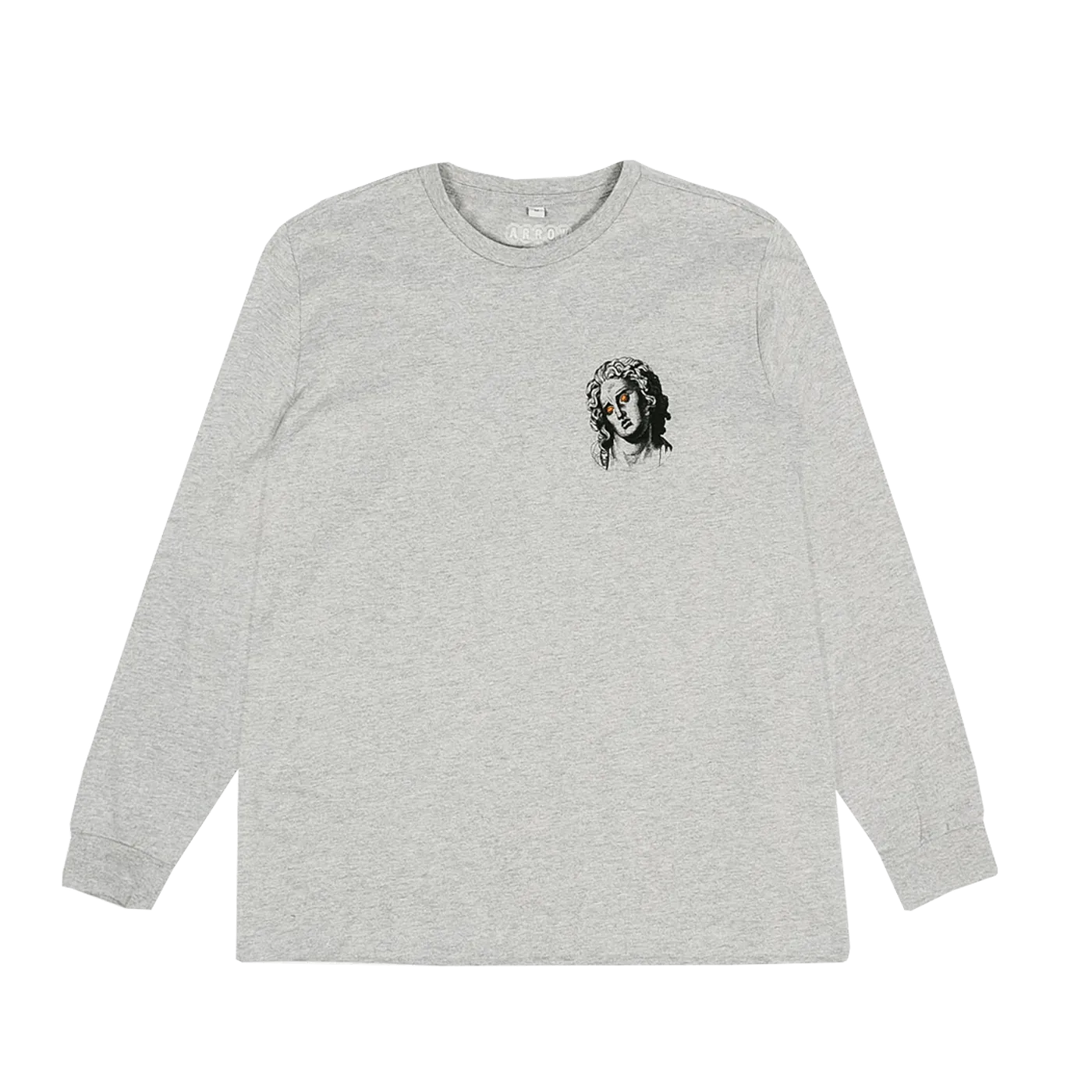 ARROW & BEAST Oracle Long Sleeved Tee Heather Grey - ARROW & BEAST