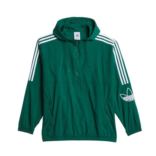 adidas Skateboarding CL Anorak Jacket Collegiate Green - ARROW & BEAST