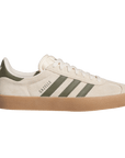 adidas Skateboarding Gazelle ADV Shoe Ecru Tint Olive IH3351