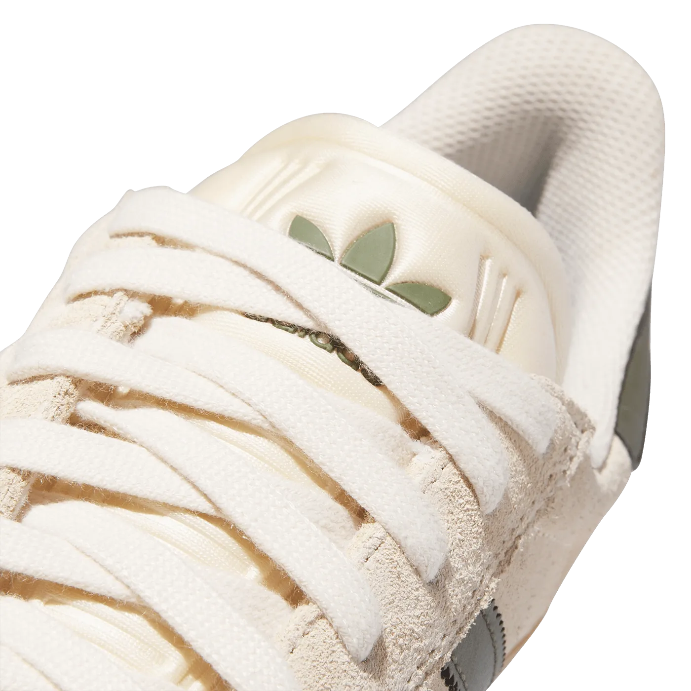adidas Skateboarding Gazelle ADV Shoe Ecru Tint Olive IH3351
