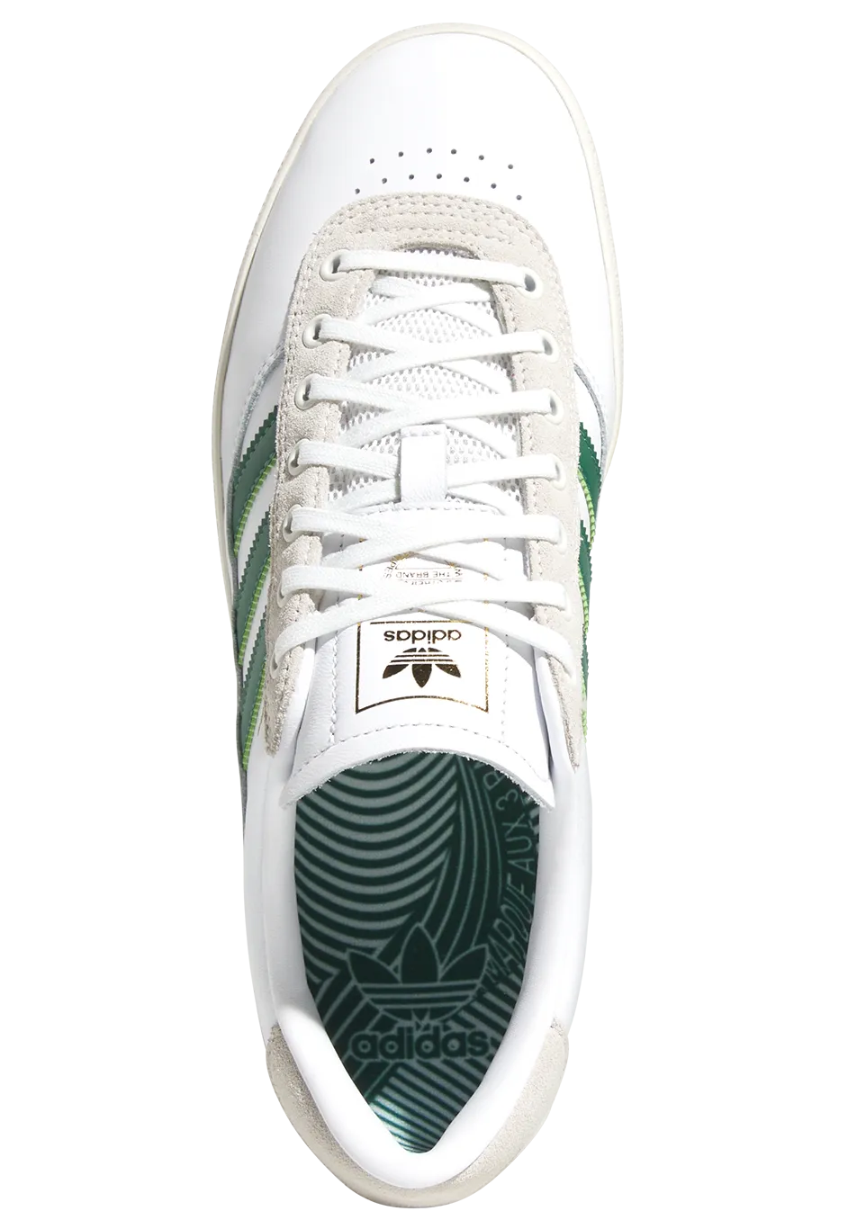 adidas Skateboarding Puig Indoor Shoes White Green IG5237 - ARROW & BEAST