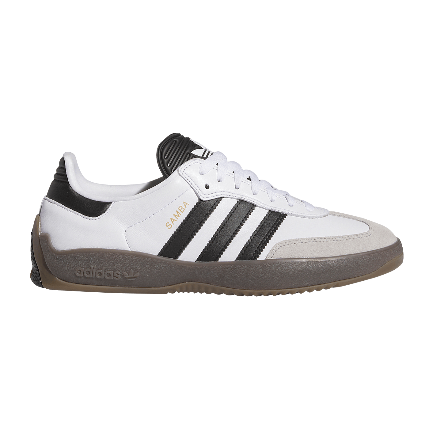 adidas Puig Samba White Gum Skate Shoe JP5658