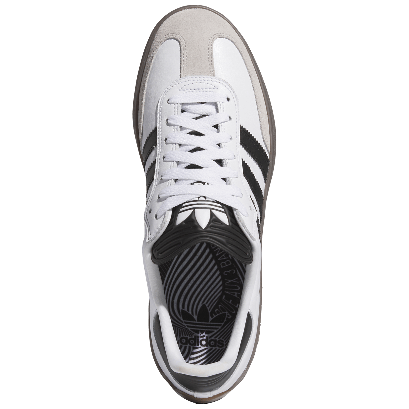 adidas Puig Samba White Gum Skate Shoe JP5658