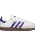 adidas Skateboarding Samba Cloud White Collegiate Purple IE6613