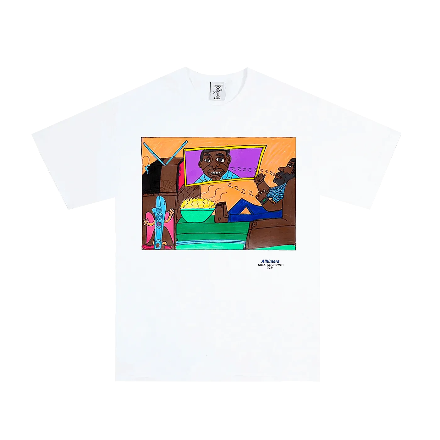 Alltimers John Martin Tee White - ARROW & BEAST