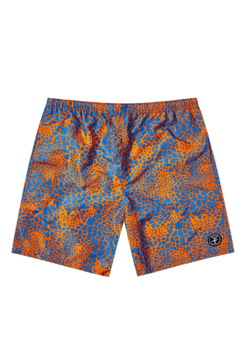 Alltimers Raffe Camo Swim Shorts Orange
