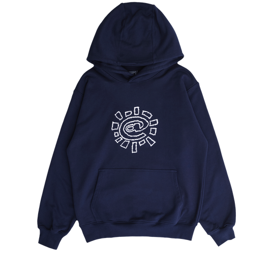 Always @ Range 5 Scribble Sun Hoodie Navy