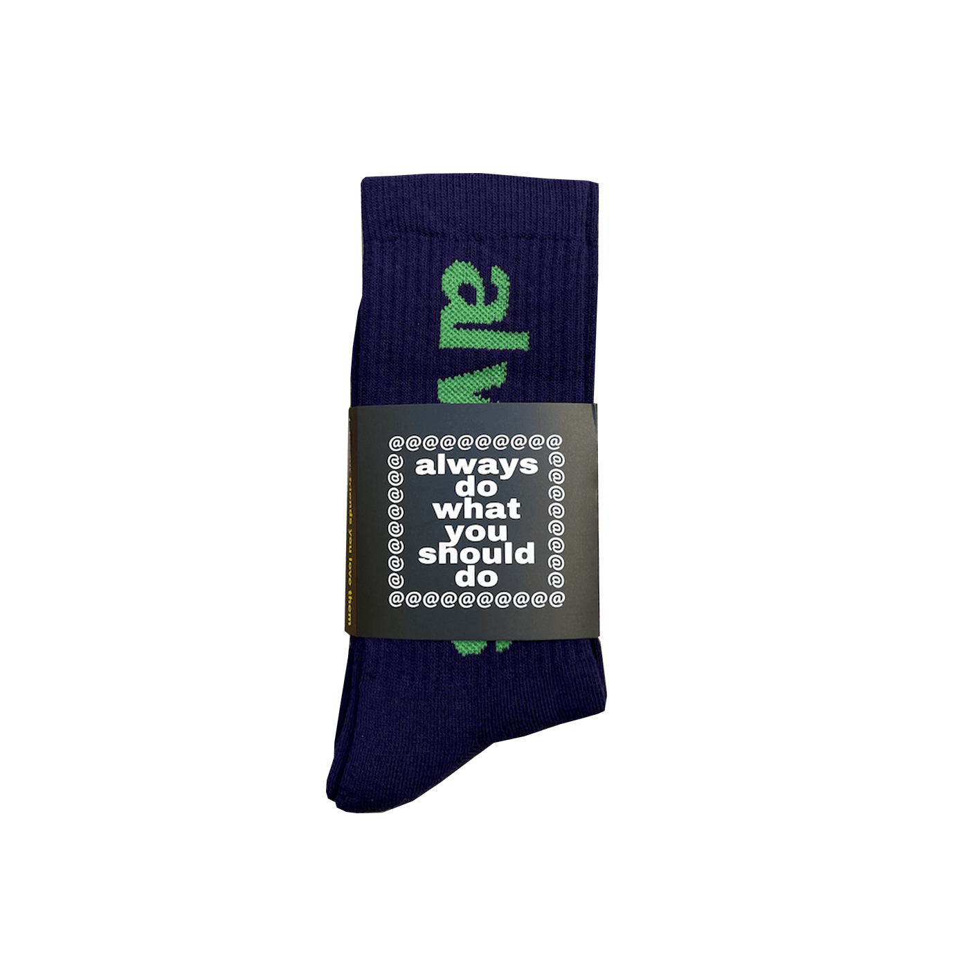 Always Typo Sock Navy – ARROW & BEAST