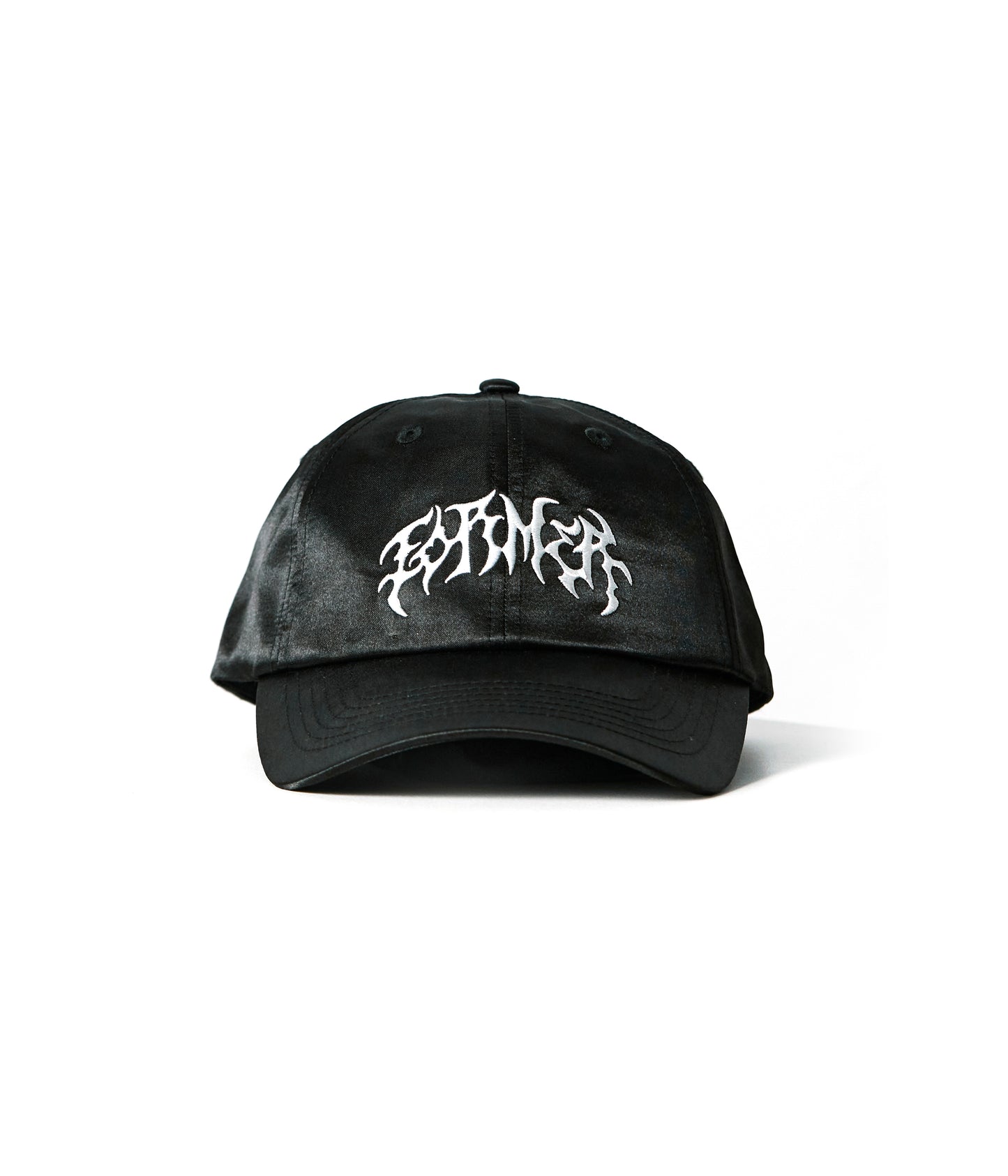 FORMER MERCHANDISE PUNCTURE SATIN CAP BLACK