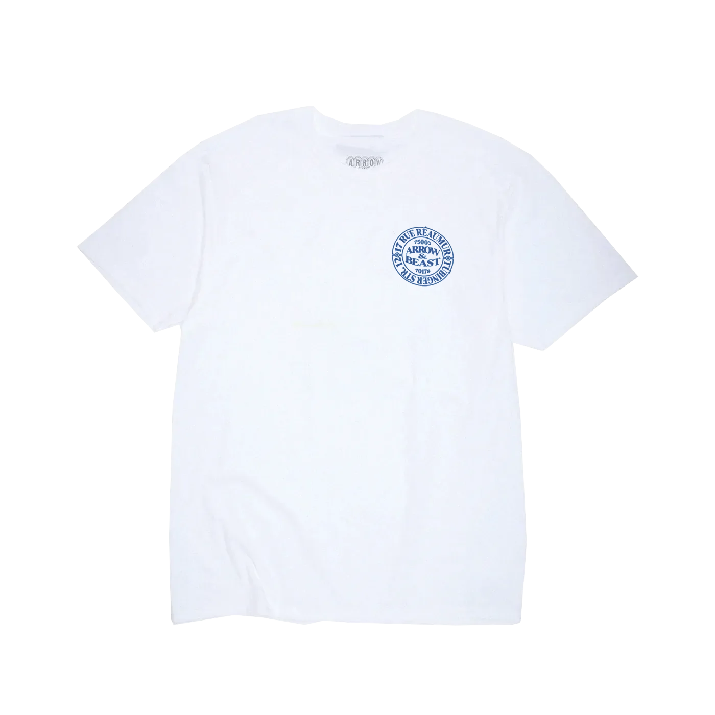 ARROW & BEAST Atelier Tee White Navy