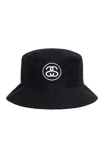 Stussy SS-Link Deep Bucket Hat Black