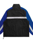 GRAND Collection Quarter Zip Nylon Pullover Black Blue