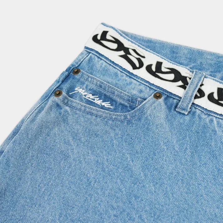 Yardsale XXX Boss Trousers Light Denim - ARROW & BEAST