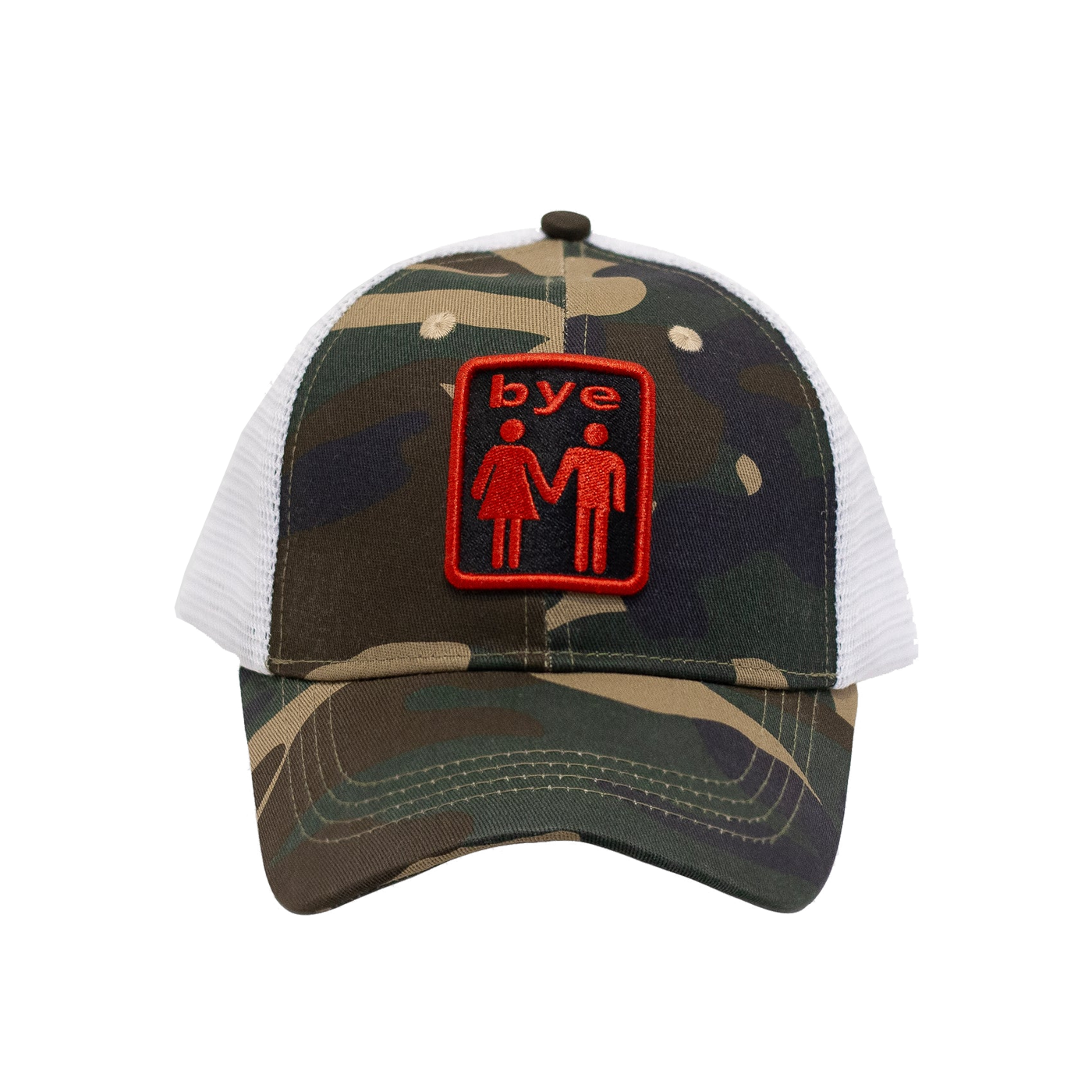 Bye Jeremy Couple Trucker Hat Camo